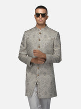 Grey Rajputana Sherwani